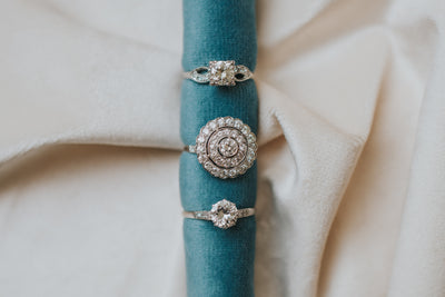Winter Jewellery Photoshoot with Grace Elizabeth Photography | Vintage and Antique Engagement Rings for a Christmas Proposal