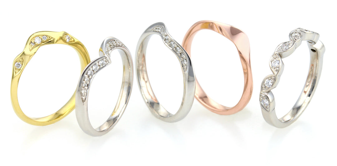 New range of shaped wedding rings