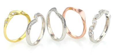 New range of shaped wedding rings