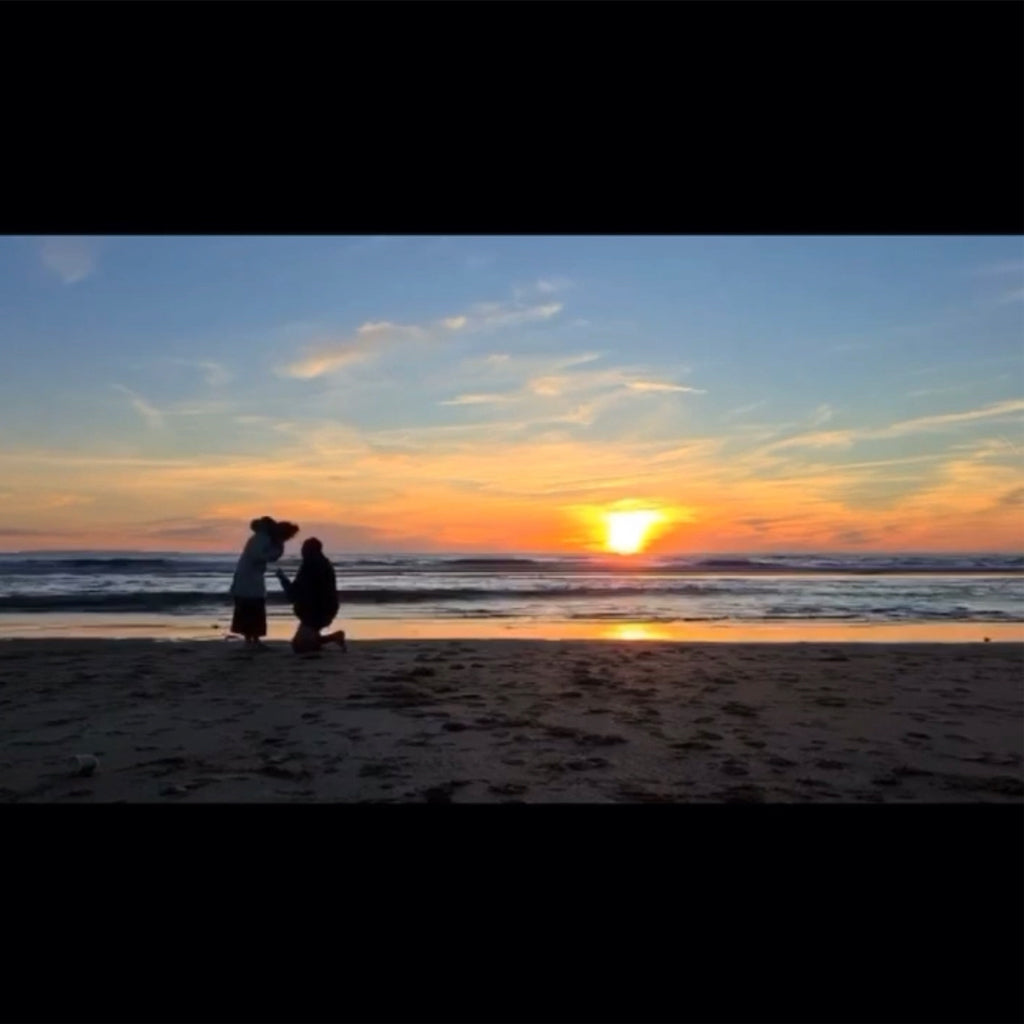 A Beach Sunset Proposal