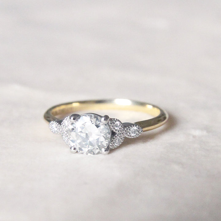 The Florence Engagement Ring - 0.84 Carat Old European Cut Diamond