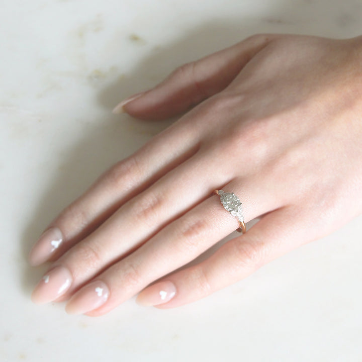 The Florence Engagement Ring - 0.84 Carat Old European Cut Diamond