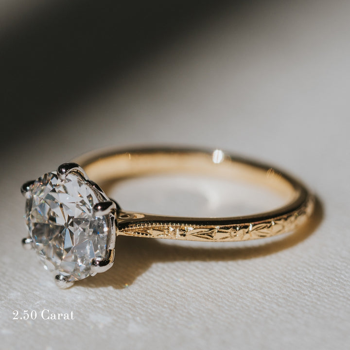 The Orange Blossom Engagement Ring - Old European Cut Celeste Diamonds®