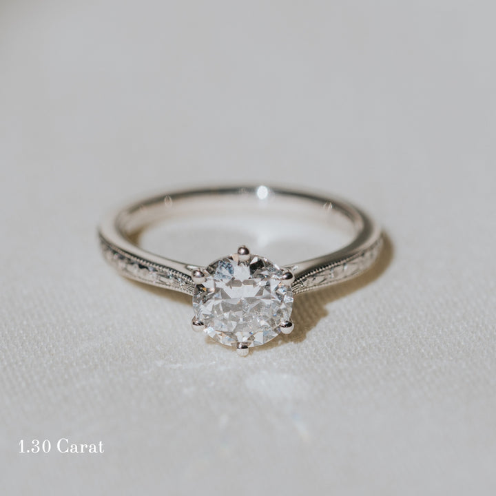 The Orange Blossom Engagement Ring - Old European Cut Celeste Diamonds®