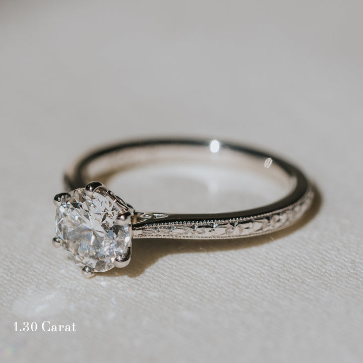The Orange Blossom Engagement Ring - Old European Cut Celeste Diamonds®