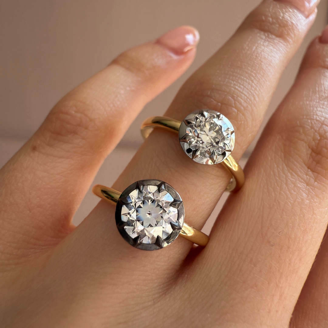 The Henrietta Engagement Ring - Old European Cut Celeste Diamonds®