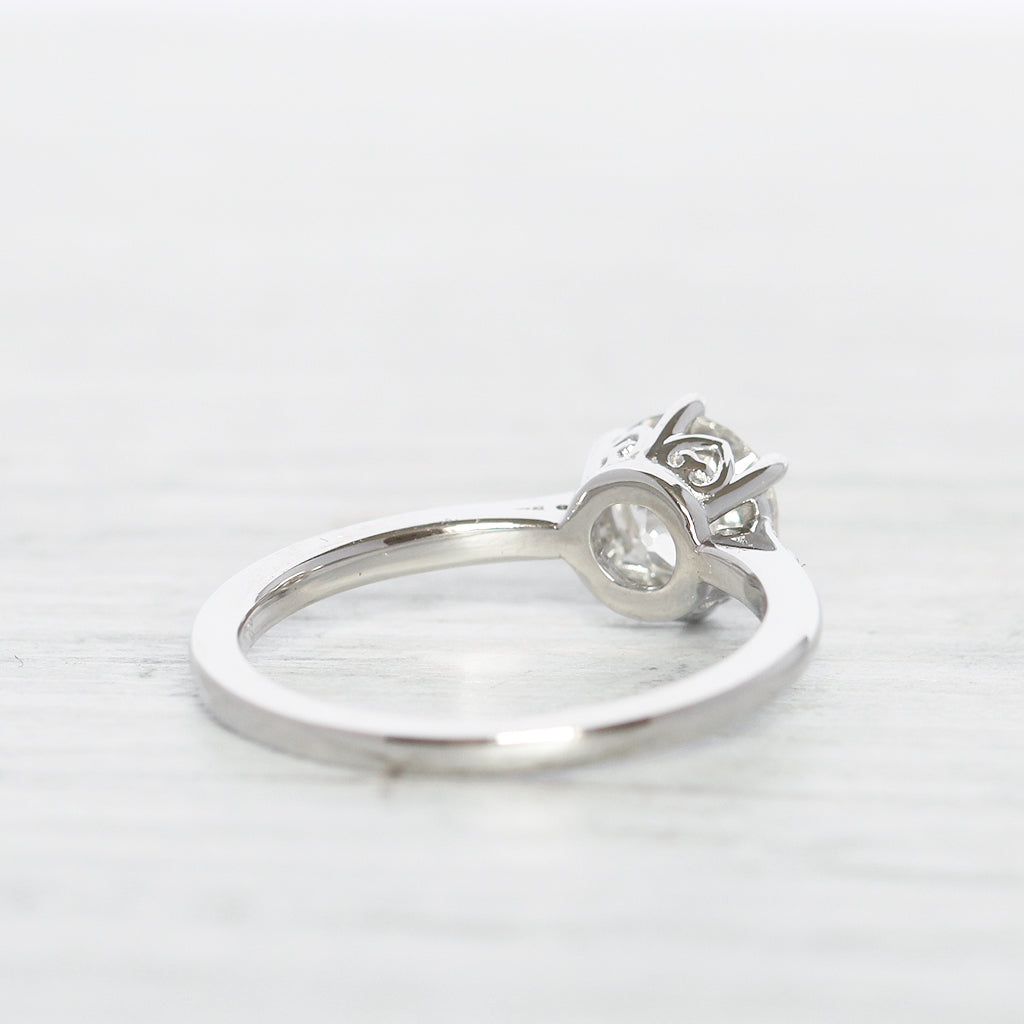The Beatrice Engagement Ring - 1.28 Carat Old European Cut Diamond