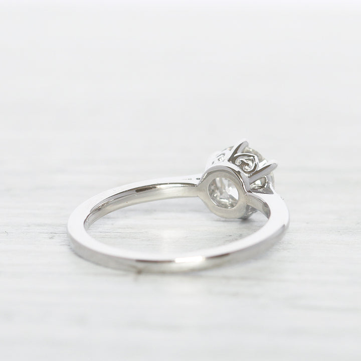 The Beatrice Engagement Ring - 1.28 Carat Old European Cut Diamond