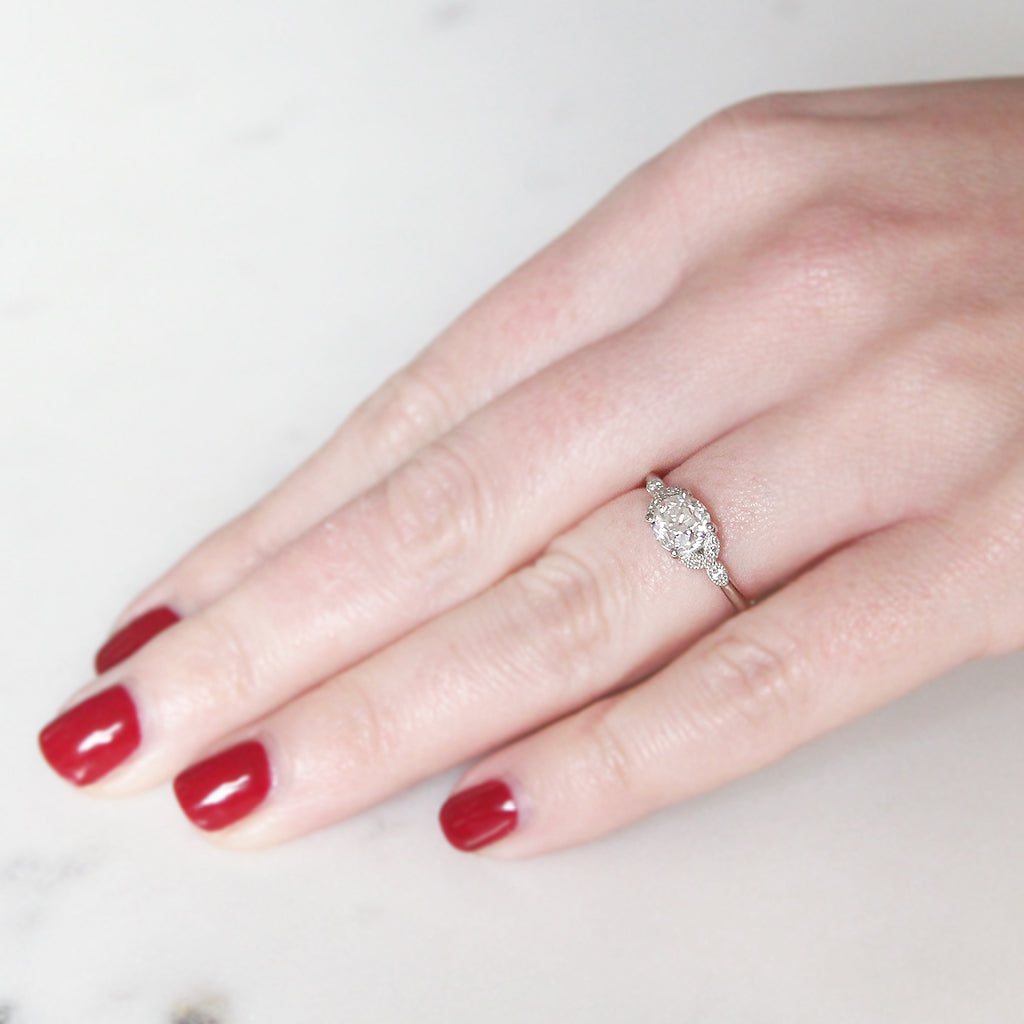 The Florence Engagement Ring - 1 Carat Old European Cut