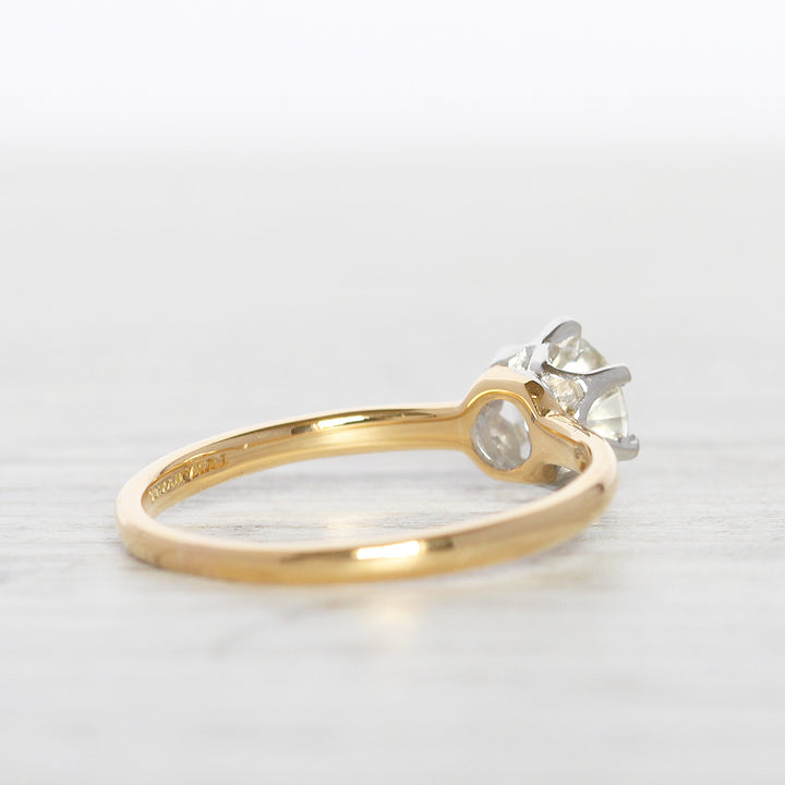 Vintage Tiffany & Co 0.81 Carat Old European Cut Diamond Solitaire