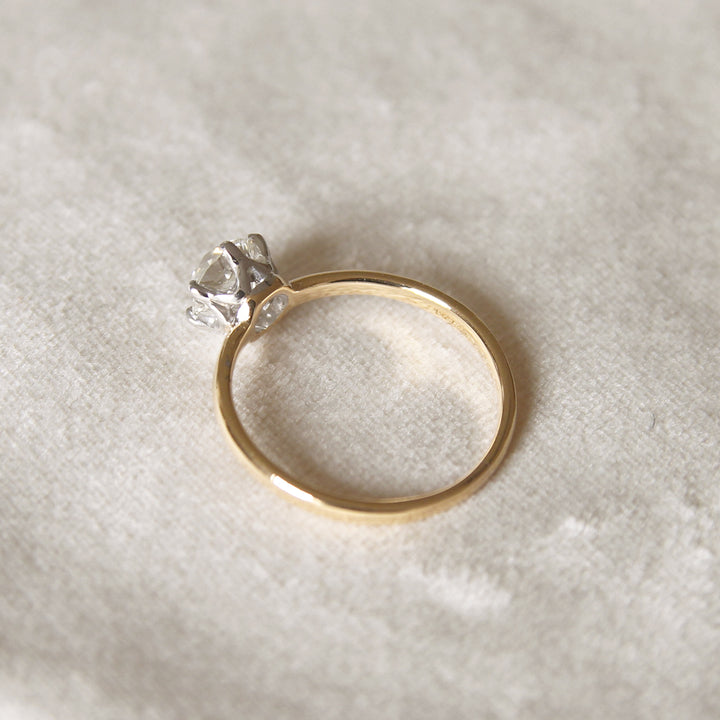 Vintage Tiffany & Co 0.81 Carat Old European Cut Diamond Solitaire