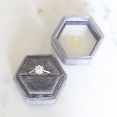 Vintage 1.52 Carat Transitional Cut Diamond Solitaire