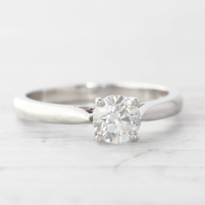 Contemporary 0.70 Carat Brilliant Cut Diamond Solitaire