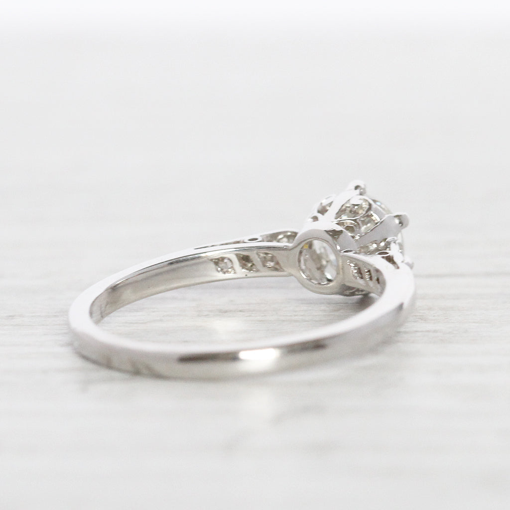 Art Deco 0.70 Carat Old European Cut Diamond Solitaire with Original Box