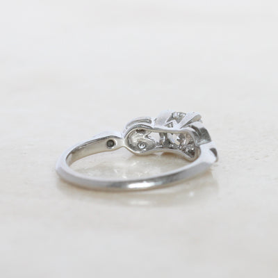 Art Deco Style 0.45 Carat Old Cut Diamond Solitaire