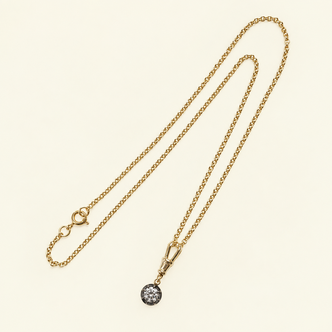 The Henrietta Pendant - Old European Cut Celeste Diamonds®