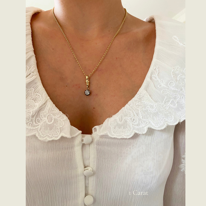 The Henrietta Pendant - Old European Cut Celeste Diamonds®