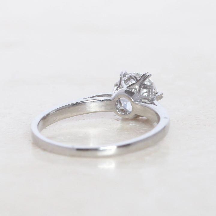 Vintage 1 Carat Brilliant Cut Diamond Solitaire