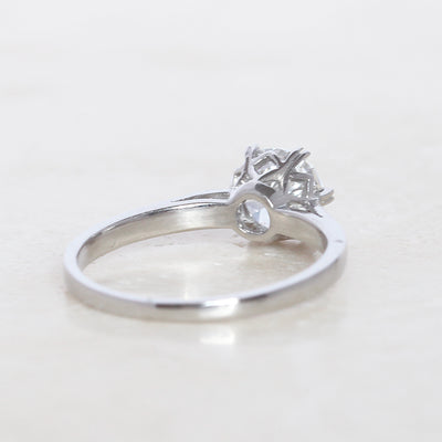 Vintage 1 Carat Brilliant Cut Diamond Solitaire