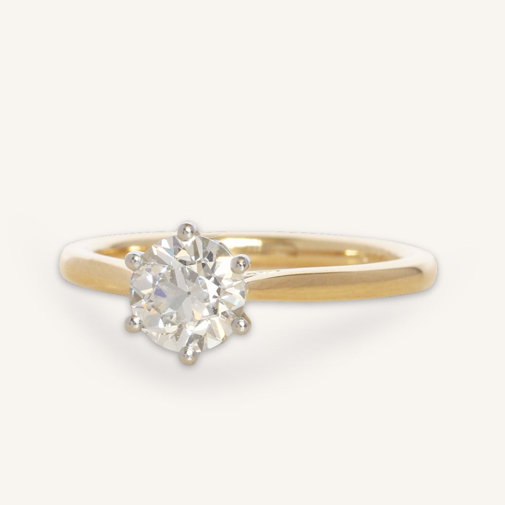 The Lily Engagement Ring - 1.01 Carat Old European Cut Celeste Diamond®