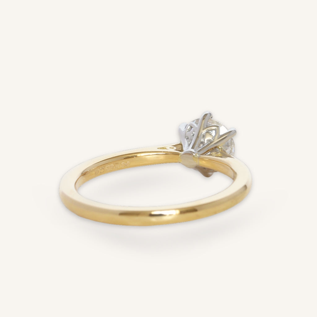 The Lily Engagement Ring - 1.01 Carat Old European Cut Celeste Diamond®