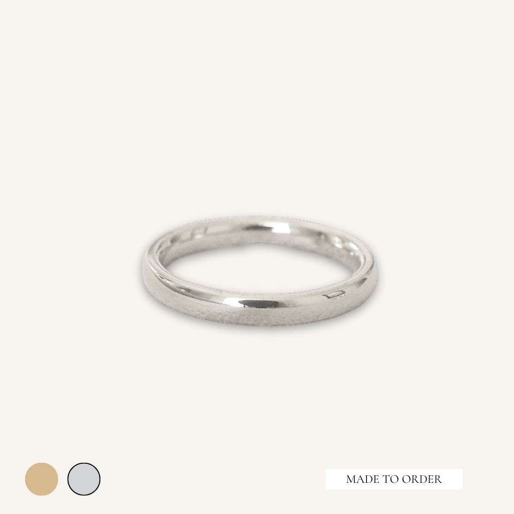 The Court Shape Wedding Band