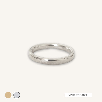 The Court Shape Wedding Band