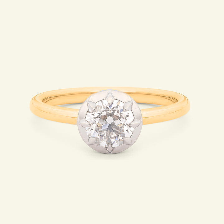 The Henrietta Engagement Ring - 1 Carat Old European Cut Celeste Diamond®