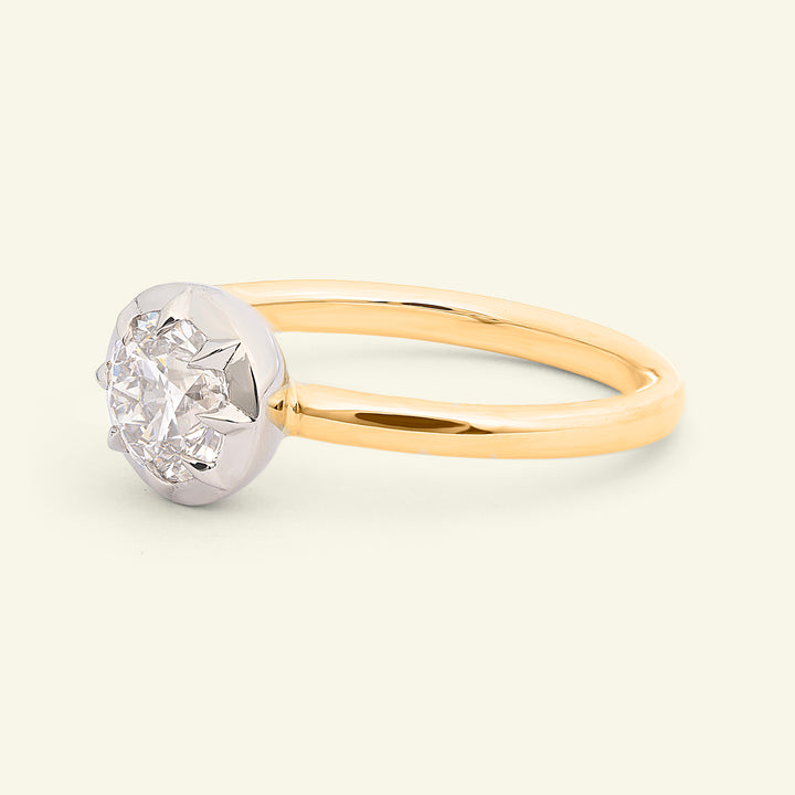 The Henrietta Engagement Ring - 1 Carat Old European Cut Celeste Diamond®