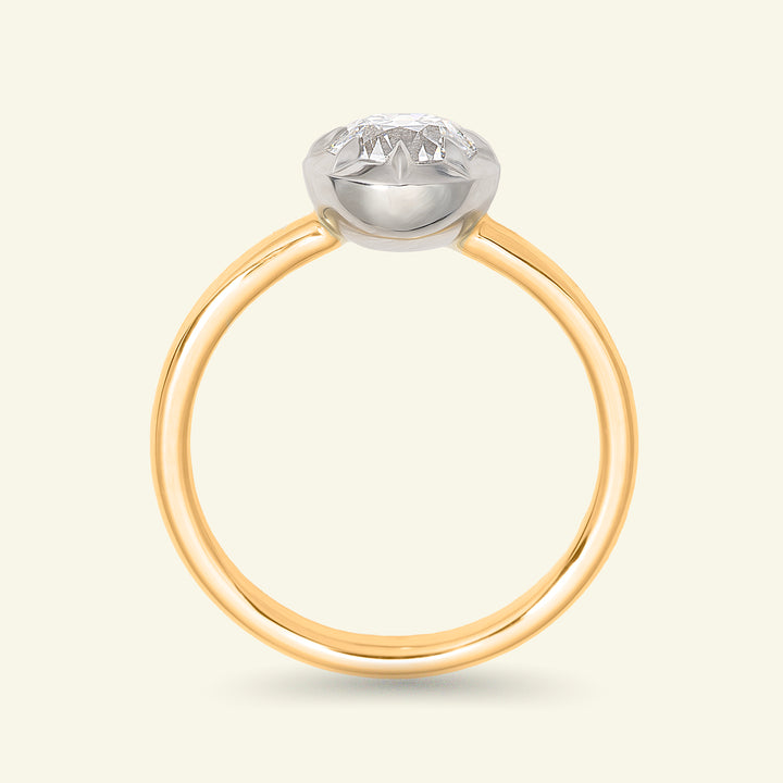 The Henrietta Engagement Ring - 1 Carat Old European Cut Celeste Diamond®