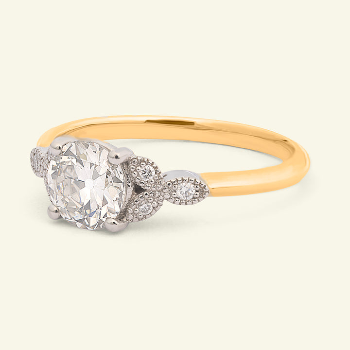 The Florence Engagement Ring - 0.84 Carat Old European Cut Diamond