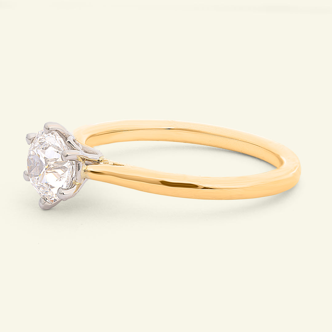The Lily Engagement Ring - 1.01 Carat Old European Cut Celeste Diamond®