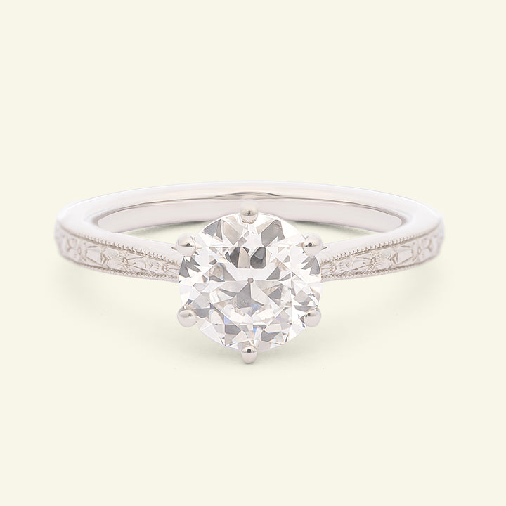 The Orange Blossom Engagement Ring - Old European Cut Celeste Diamonds®