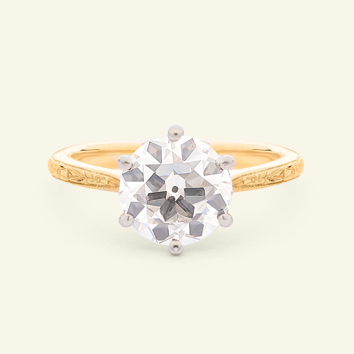 The Orange Blossom Engagement Ring - Old European Cut Celeste