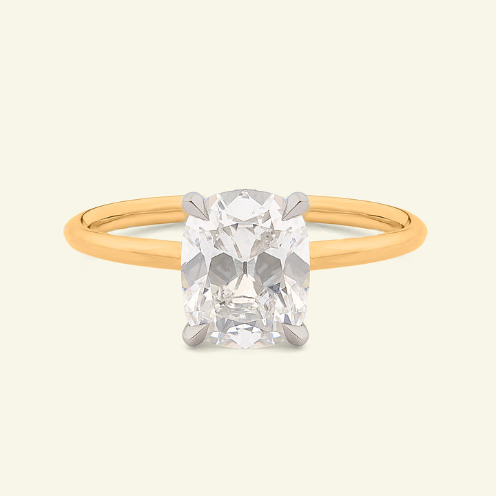 The Georgia Engagement Ring - 1.50 Carat Antique Cushion Cut Celeste Diamond®