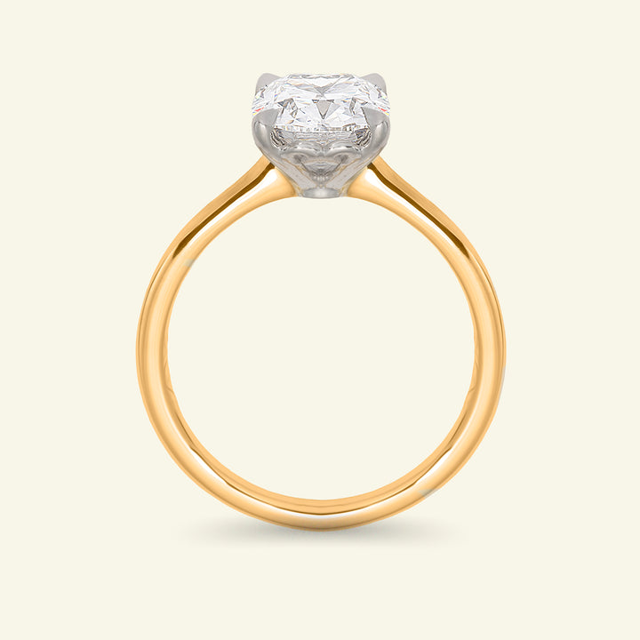 The Georgia Engagement Ring - 1.87 Carat Antique Cushion Cut Celeste Diamond®