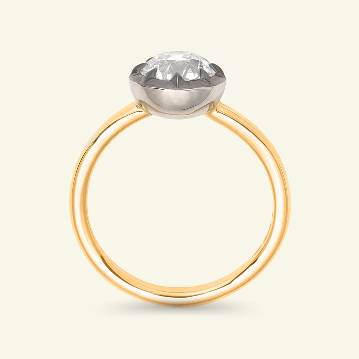 The Henrietta Engagement Ring - 1.54 Carat Old European Cut Celeste Diamond®