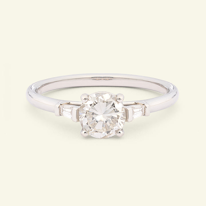 The Eliza Engagement Ring - 0.82 Carat Brilliant Cut Diamond