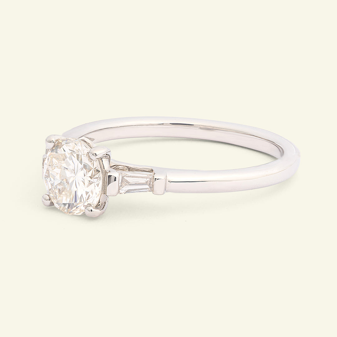 The Eliza Engagement Ring - 0.82 Carat Brilliant Cut Diamond