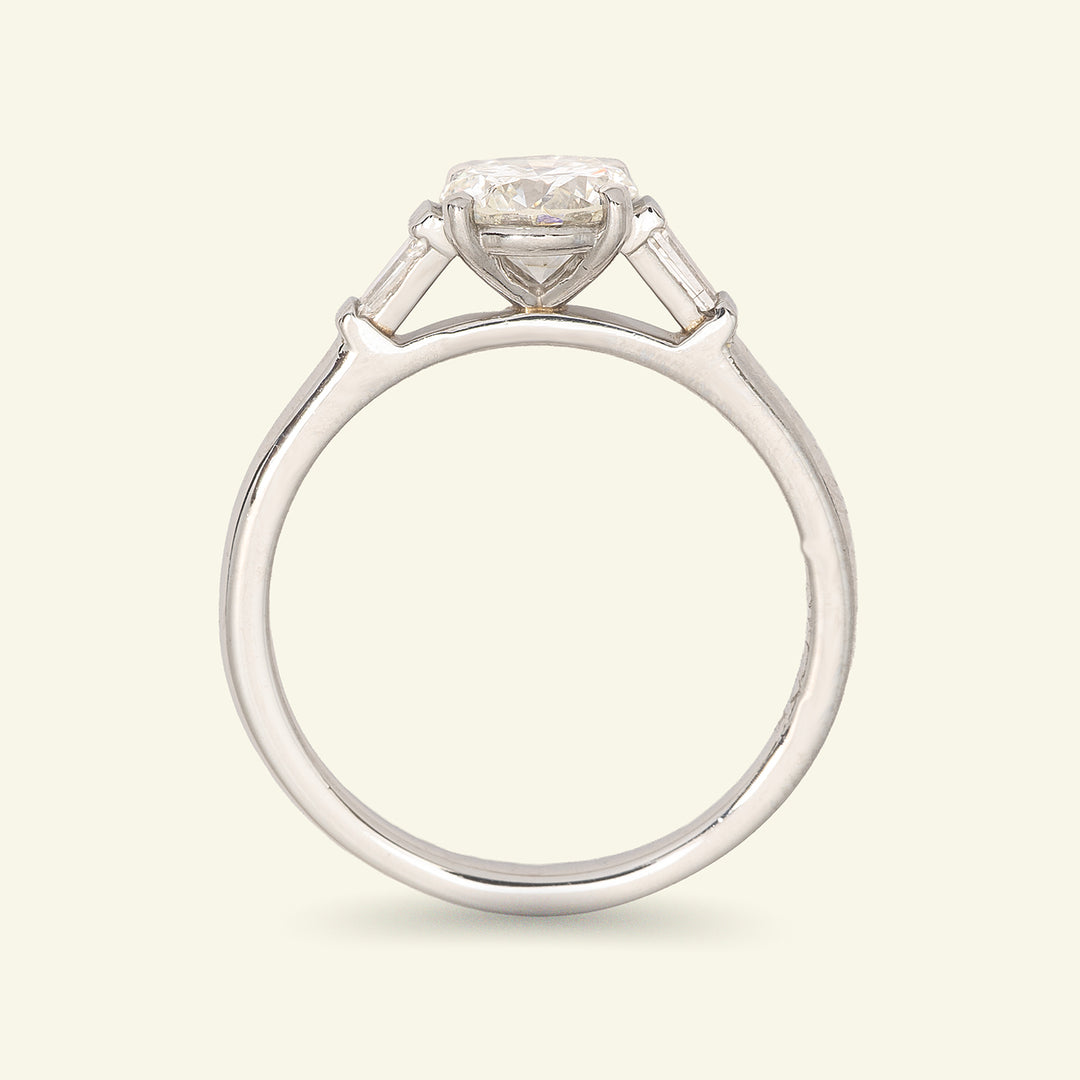 The Eliza Engagement Ring - 0.82 Carat Brilliant Cut Diamond