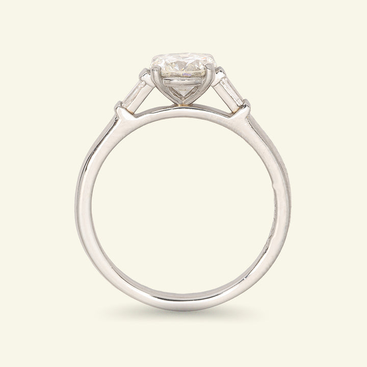 The Eliza Engagement Ring - 0.82 Carat Brilliant Cut Diamond