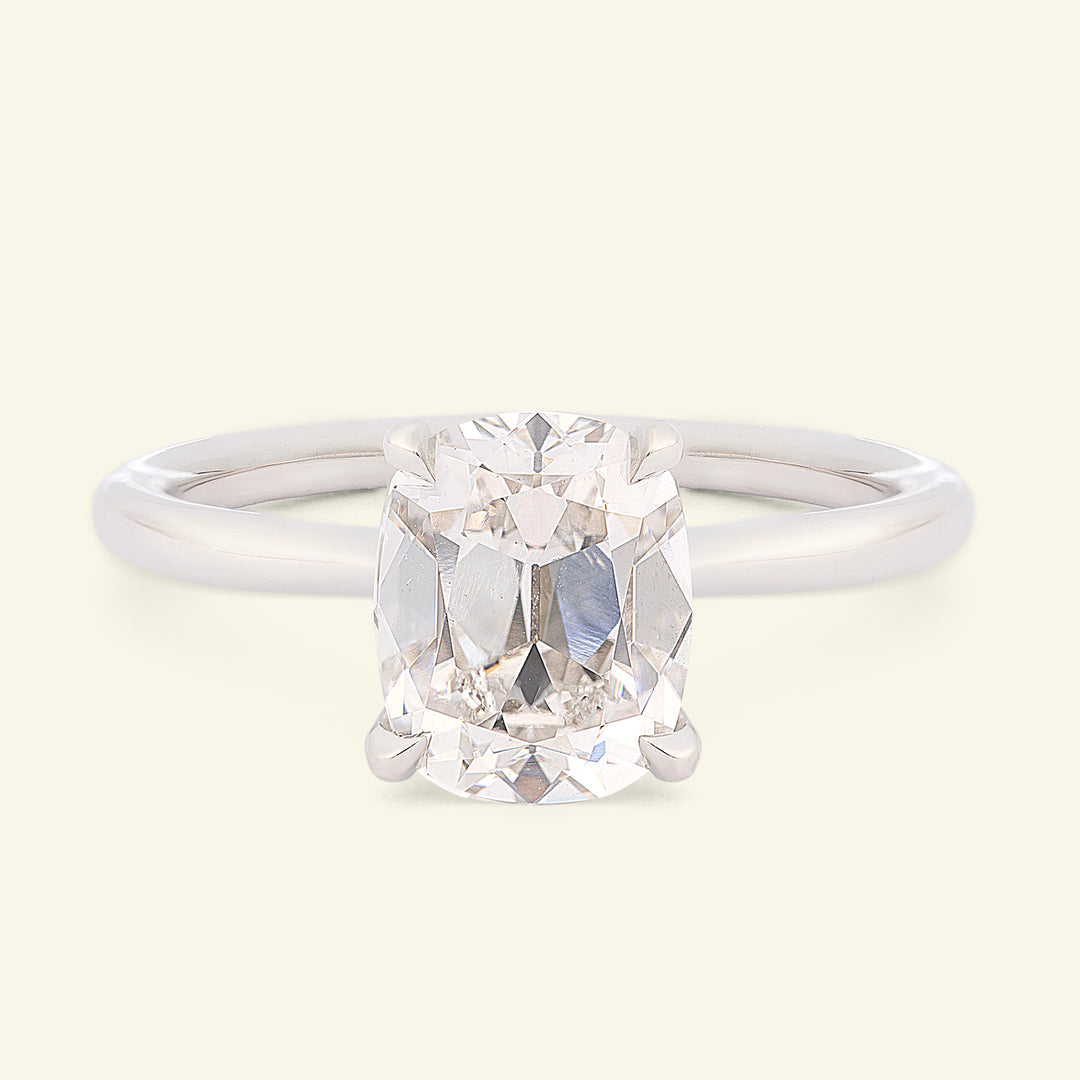 The Georgia Engagement Ring - Antique Cushion Cut Celeste Diamonds®