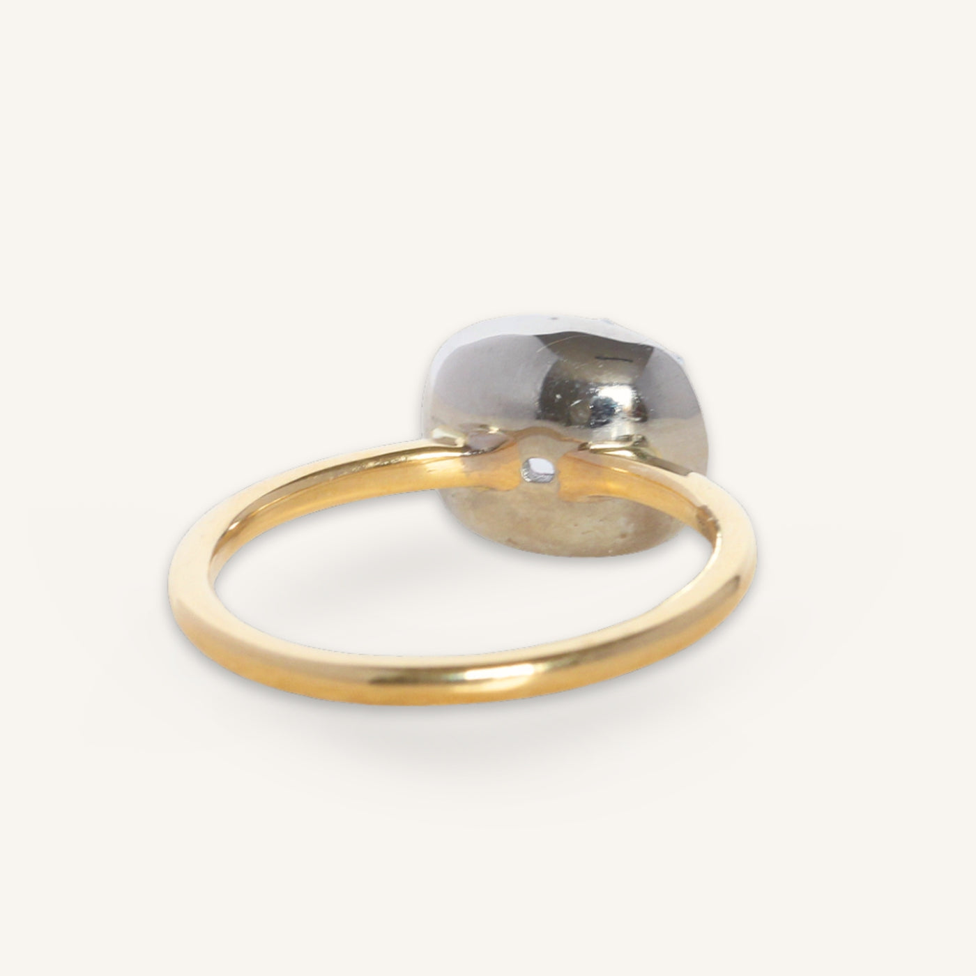 The Henrietta Engagement Ring - 2.09 Carat Antique Cushion Cut Celeste Diamond®