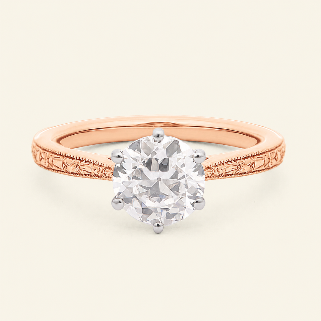 The Orange Blossom Engagement Ring - Old European Cut Celeste Diamonds®