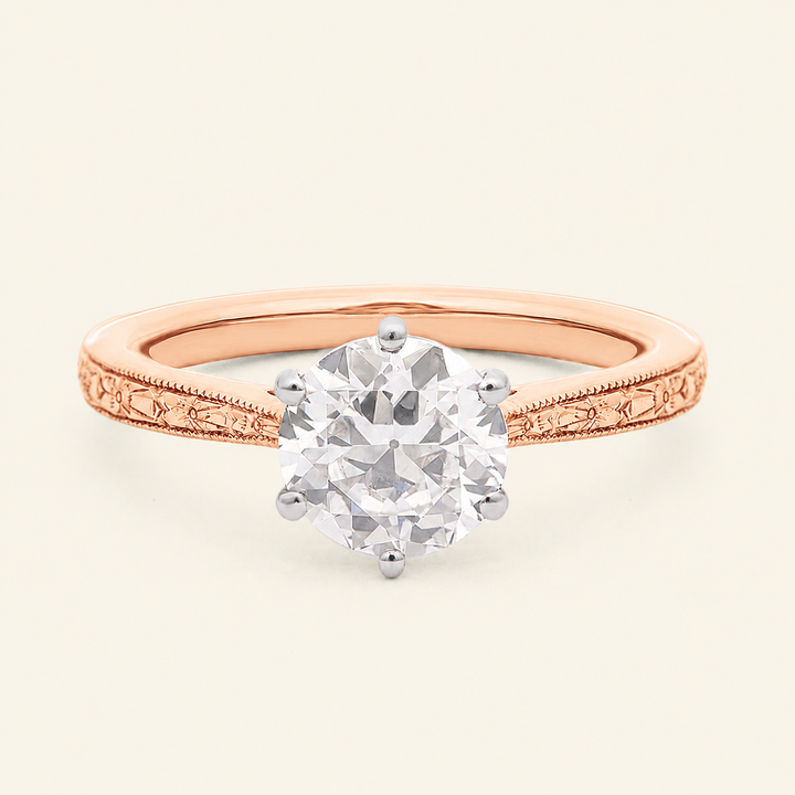 The Orange Blossom Engagement Ring - Old European Cut Celeste Diamonds®
