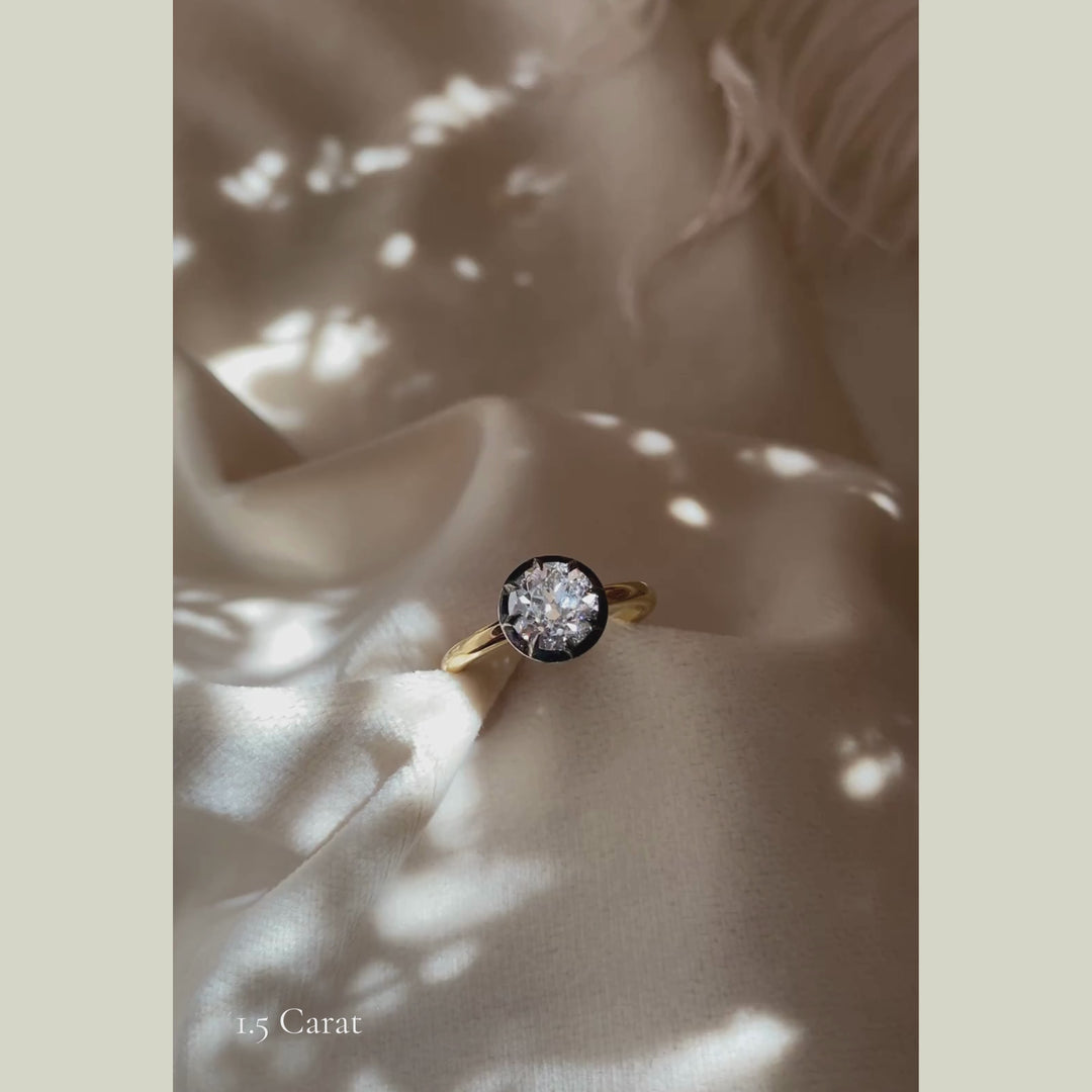 The Henrietta Engagement Ring - Old European Cut Celeste Diamonds®