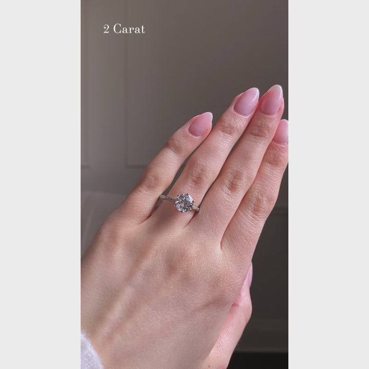 The Orange Blossom Engagement Ring - Old European Cut Celeste Diamonds®