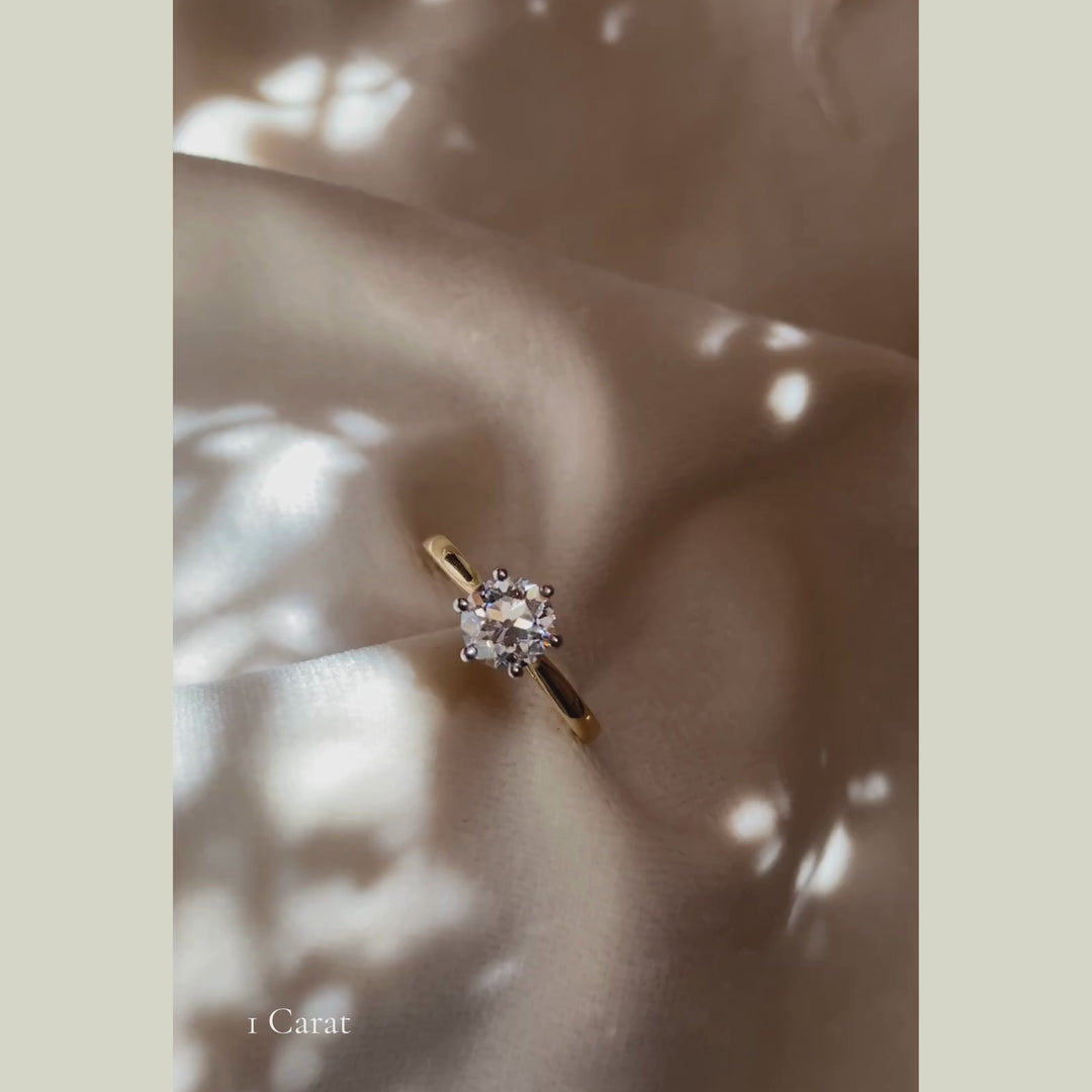 The Lily Engagement Ring - Old European Cut Celeste Diamonds®
