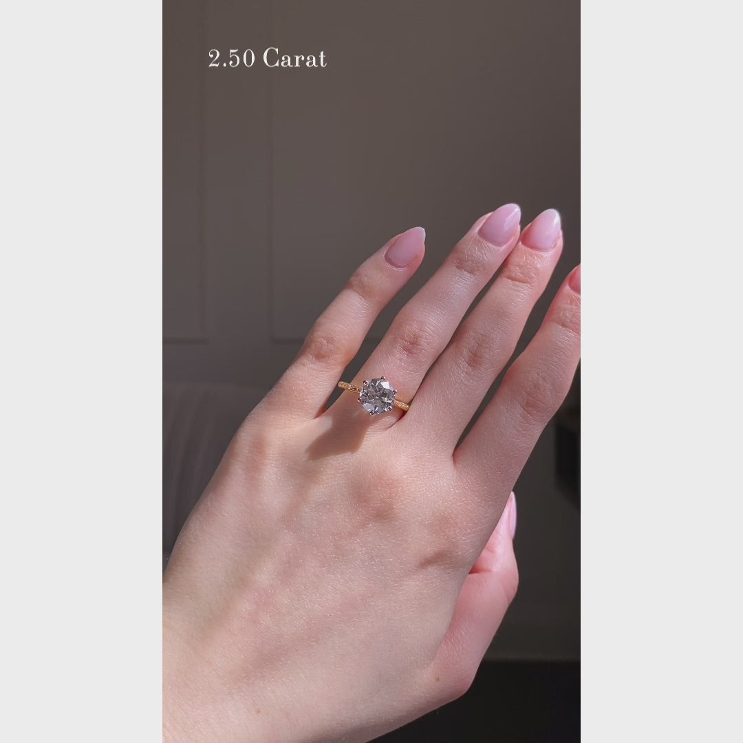 The Orange Blossom Engagement Ring - Old European Cut Celeste Diamonds®