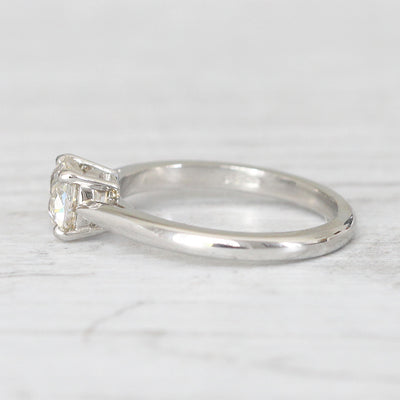 Art Deco Style 1.04 Carat Old Mine Cut Diamond Solitaire